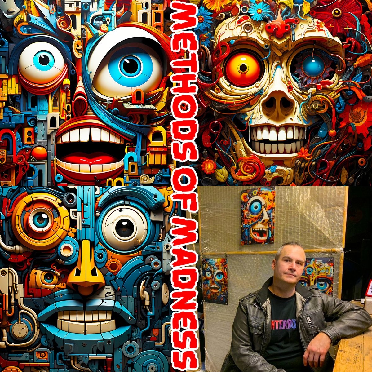 LuvcraftArt's tweet photo. A little preview: Madness is coming!
This collection is a heavily modified AI based series of crazy, colorful semi-mechanical views of madness. All of the pieces are super detailed and printable at a meter tall.
I have started burning NFTs on disused marketplaces, to bring them back to the surface. "Methods Of Madness" is one of them and will soon surface at my new home, @StargazeZone
Some of these pieces were already displayed (as small glas prints) at the exhibition „MODES OF DIALOGUE“ in Maastricht, NL last year
#madness #methodsofmadness #hqai #modifies #wallart #art #onyourwall #w3c3