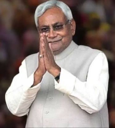 sagarcasm's tweet image. Nitish Kumar saving his Gujju captain with small contribution