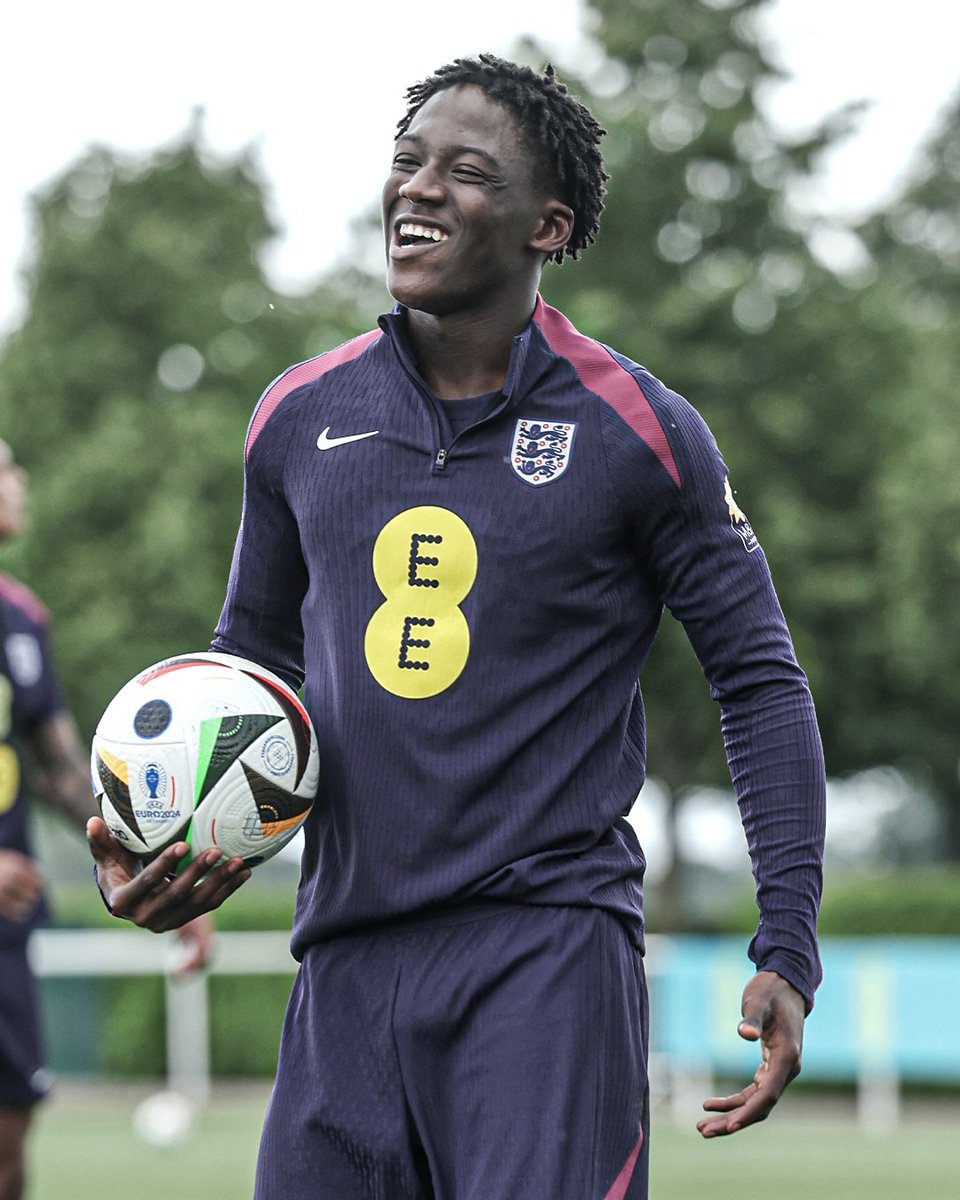 ESPNUK's tweet photo. Kobbie Mainoo did all this in the space of five months:

◾️Made his Man United debut
◾️Scored his first professional goal
◾️Made his England debut
◾️Scored the FA Cup final winning goal
◾️Become FA Cup Player of the Season
◾️Nominated for European Golden Boy
◾️Got called up to his first international tournament

He’s only 19 🤯🌟