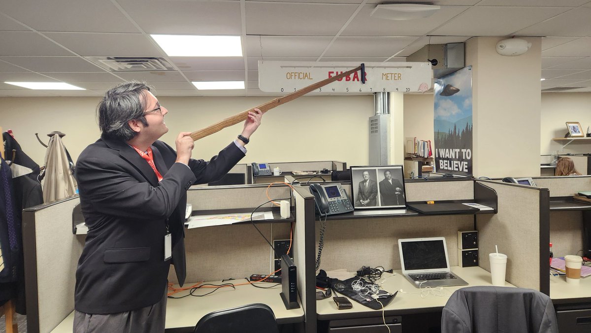 Time to move the FUBAR Meter. Up to six for today's Senate drama. <a href="/StateAffairsNC/">NC Insider | State Affairs Pro</a> Matthew Sasser does the honors. #ncga #ncpol