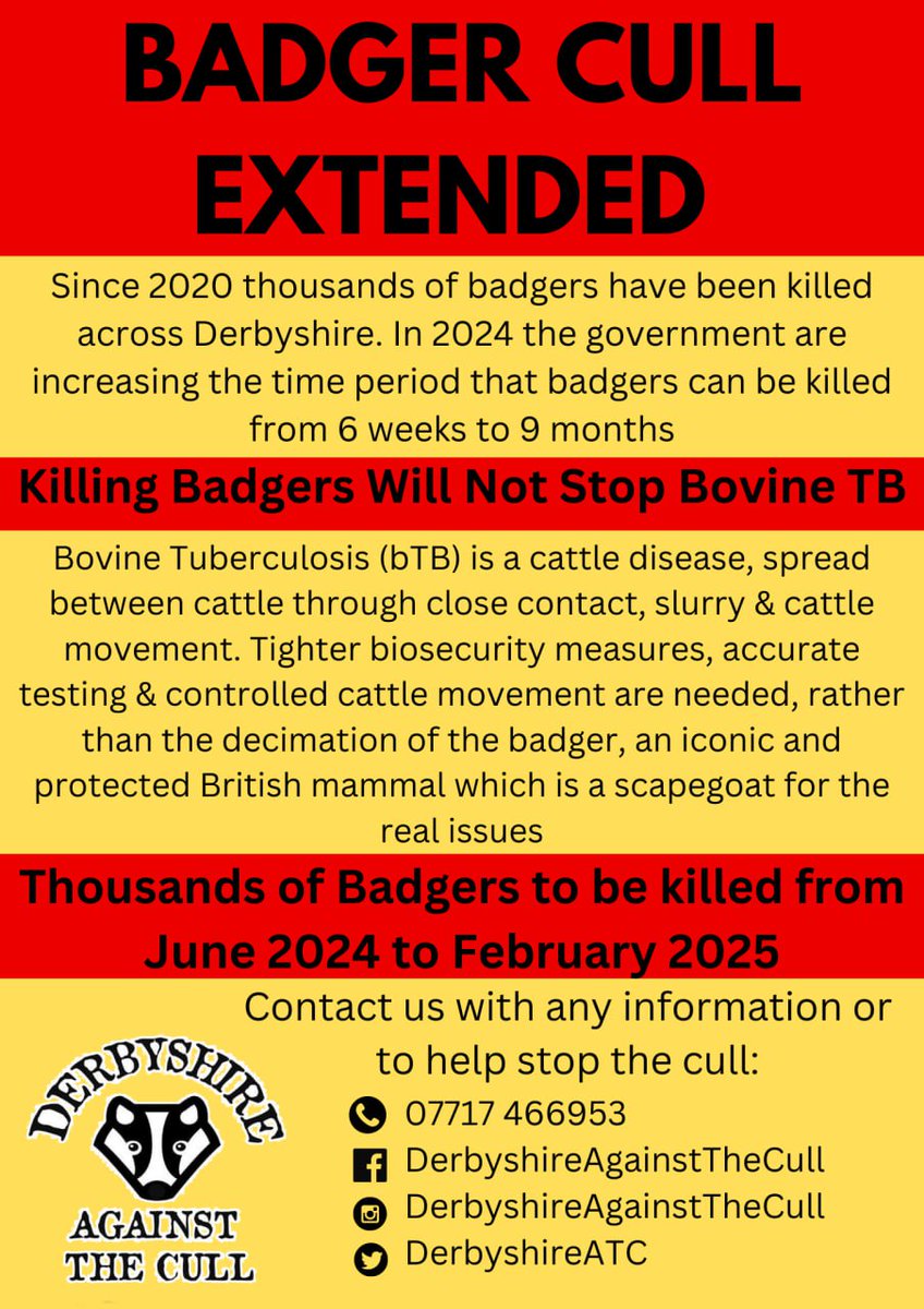 DerbyshireAgainstTheCull tweet media