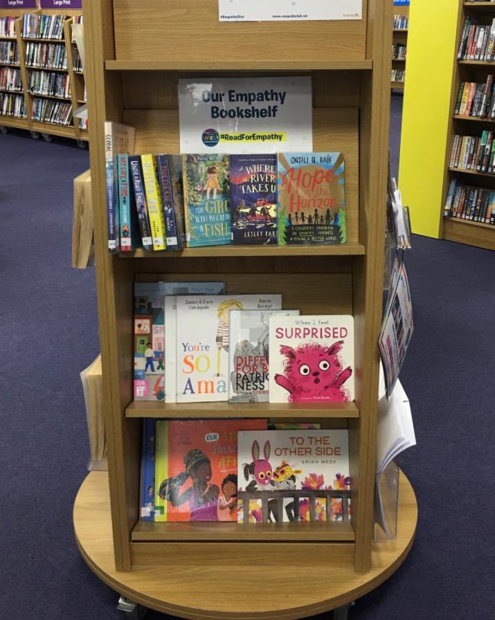 BromLibraries's tweet photo. We have a great @EmpathyLab Station at #PengeLibrary. 
Why not come along and check out our books and activities. @LBofBromley @Better_UK #EmpathyDay https://t.co/fsjnTu537R