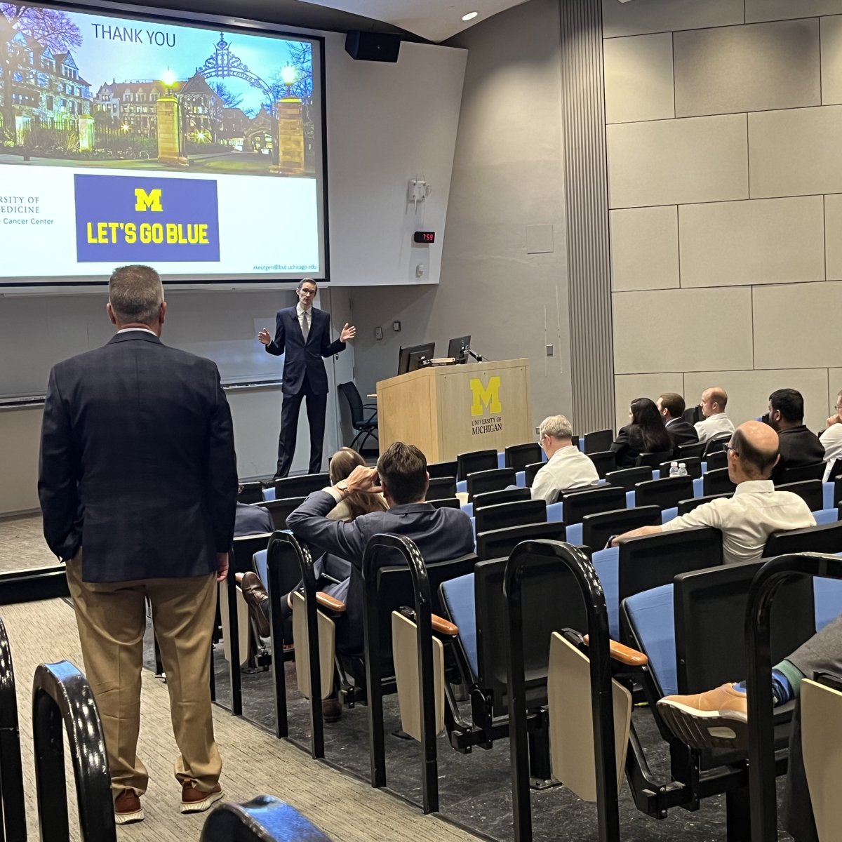 Xavier M. Kuetgen, M.D., joined us for Grand Rounds this week for the Norman &amp; Marcia Thompson Lectureship in Endocrine Surgery. Using a few cases as examples, he talked about the intricacies of pancreatic neuroendocrine tumors and using surgery to manage them.