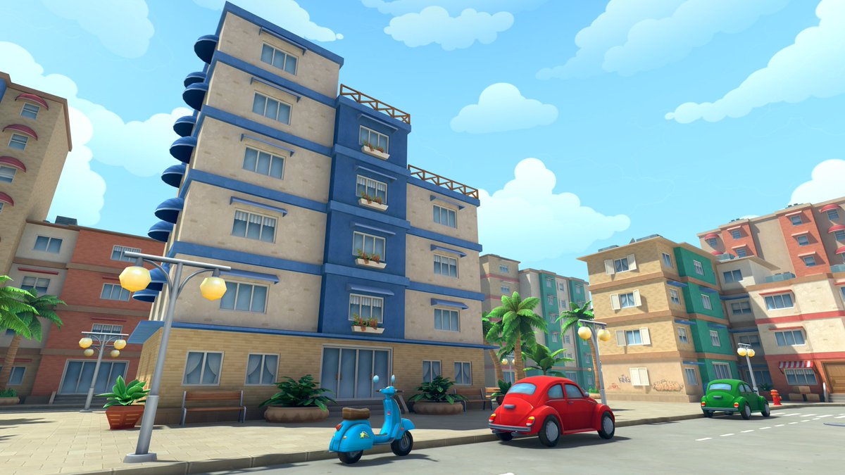 EvgeniaYaremko's tweet image. A small update for my "Modular Resort Town" on the occasion of the release "Modular European Town": added some  pieces of street art. Find it on #unityassetstore

u3d.as/Raj

#madewithunity #assetstore #lowpoly #gamedev #unity #unity3d #gamedev