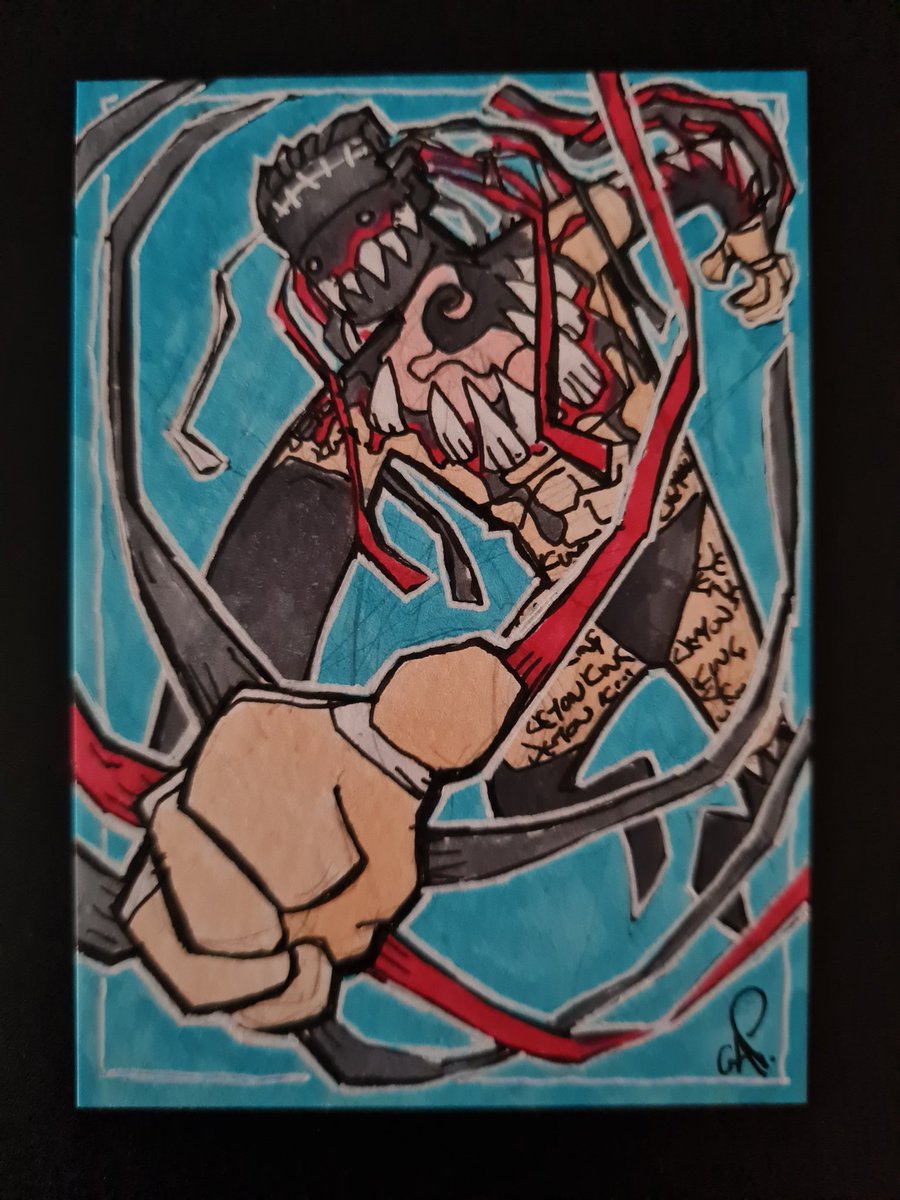 TheGrantPerkins's tweet photo. New #wwe #sketchcard now available. #TheDemonFinnBalor.
Original art. 2.5 by 3.5 inches.
£50. Dm to buy.
@FinnBalor #FinnBalor #TheDemon #wrestling #TheDemonKing #TheJudgmentDay #balorclub #PrinceDevitt #FergalDevitt #BulletClub #Demon #King #Sketch #art #humanartist https://t.co/gWqQtSzVoU