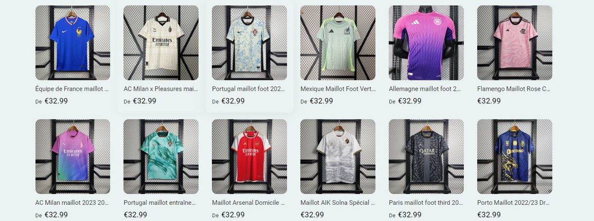 MaisonMaillOt's tweet photo. @axeldu85100 🔥 🔥Va voir sur la maison des maillot pour des maillots de foot pas chers et de qualité. Safe et fiable, avec 25% de réduction grâce au code MAISONPROMO. Tu m'en diras des nouvelles ! 💪https://t.co/XHdFH2npFj https://t.co/xPWXxgS9In