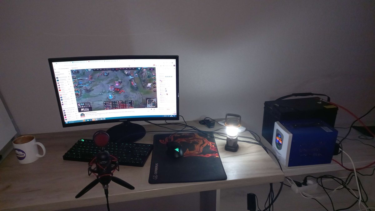 First official game in the split playing with the batteries because we have huge problems with the electricity in Ukraine

I am just a lucky kid cause Smart and Askelat are forced to go to the pc clubs

Anyway we gonna do our best