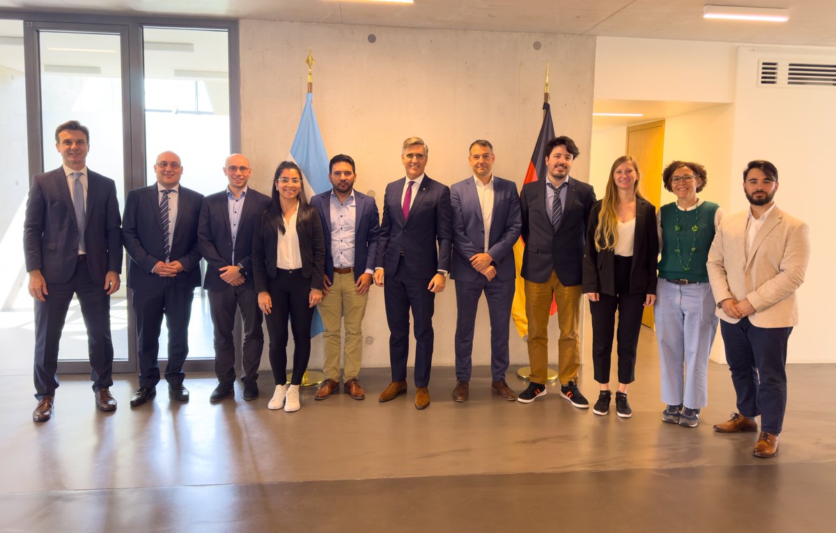 Andres Fabian Lasagni (@andreslasagni) on Twitter photo The Dresden delegation (and friend) at the "Argentinean Innovation Day" in Berlin!
Thanks to the ambassador Fernando Brun, Tomás Villalba and Dr. Silvia Kroyer for the fruitful discussions.
#Argentina #germany
<a href="/tudresden_de/">TU Dresden</a>
<a href="/FraunhoferIWS/">Fraunhofer IWS</a> The Dresden delegation (and friend) at the "Argentinean Innovation Day" in Berlin!
Thanks to the ambassador Fernando Brun, Tomás Villalba and Dr. Silvia Kroyer for the fruitful discussions.
#Argentina #germany
<a href="/tudresden_de/">TU Dresden</a>
<a href="/FraunhoferIWS/">Fraunhofer IWS</a>