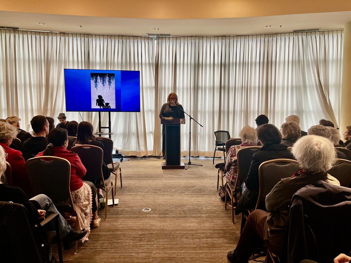 theVHEC's tweet photo. Thank you to all who joined us last week for the launch of A Mother to My Mother by Malka Pischanitskaya, published by @AzrieliMemoirs. With over 100 attendees, it was an unforgettable morning underscoring the importance of remembering and preserving Holocaust survivors' stories. https://t.co/QsFNqdxlKK