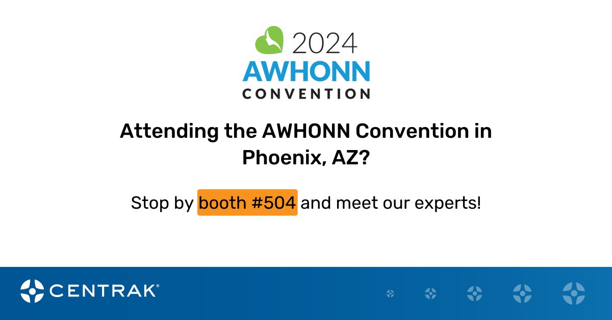 CenTrak's tweet image. Join us at booth 504 @AWHONN to explore upgrading your infant protection system. Learn why our RTLS-enabled solution stands out: flexible locating options, scalability, award-winning design, and more! Let&apos;s enhance safety together.  

#AWHONN #InfantProtection #RTLS