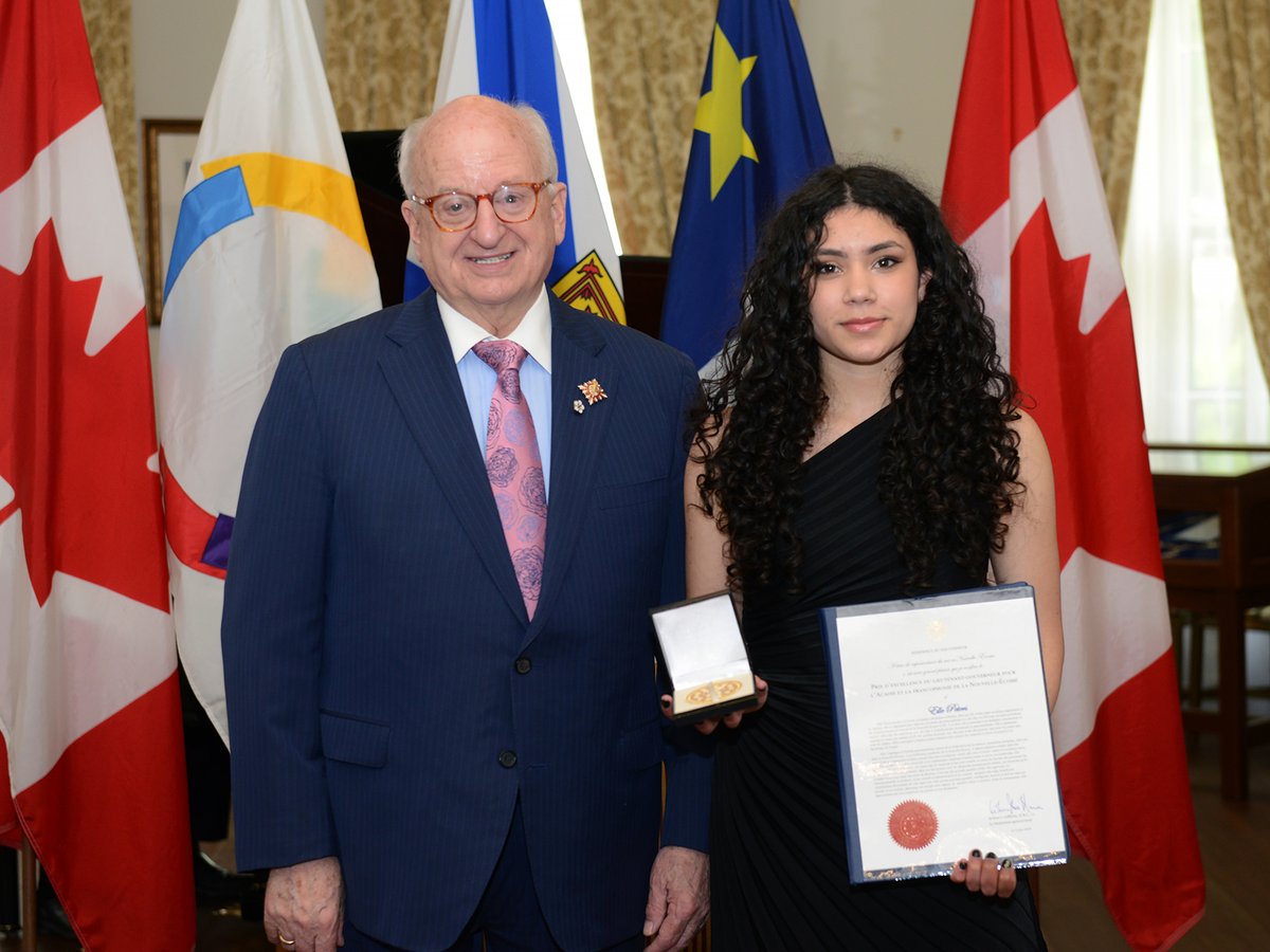 Lt Gov NS (@ltgovns) on Twitter photo Les contributions de deux individus exceptionnels ont été reconnues avec le Prix d'excellence du lieutenant-gouverneur pour l'Acadie et la Francophonie en Nouvelle-Écosse. Félicitations, Trevor Murphy et Elle Peters !
Photos: bit.ly/400tAr3
<a href="/OAAF_NE/">Affaires acadiennes et Francophonie</a> #NovaScotia Les contributions de deux individus exceptionnels ont été reconnues avec le Prix d'excellence du lieutenant-gouverneur pour l'Acadie et la Francophonie en Nouvelle-Écosse. Félicitations, Trevor Murphy et Elle Peters !
Photos: bit.ly/400tAr3
<a href="/OAAF_NE/">Affaires acadiennes et Francophonie</a> #NovaScotia