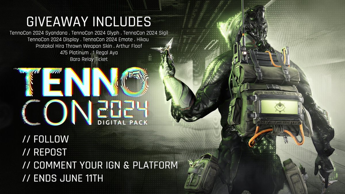 rikenz15's tweet image. 🎁Giveaway: Tennocon 2024 Digital Pack
🔸Rules below
🔸Ends June 11th

🪷#warframe #giveaway
