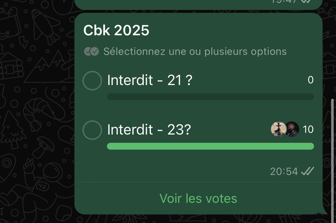CBK 13 au 18 mai 2026 tweet media