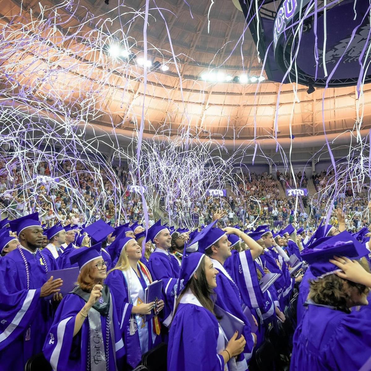 TCUEnglish's tweet photo. TCU English loves celebrating graduation season with our amazing students and faculty! Congratulations class of 2024! https://t.co/FKGcrRL81K