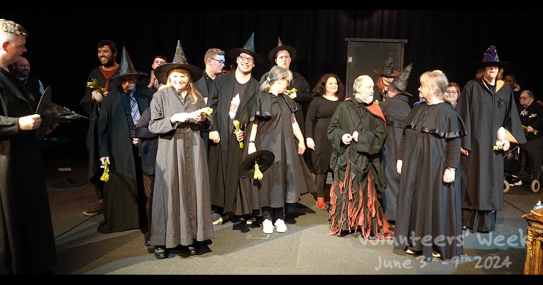 "Without our fabulous team of Volunteers, Hilary, Helen, Anya and Lilias, we would never have been able to pull off our Harry Potter production. Bravo, bravo, your support during rehearsals and your backstage management, were second to none!"

- Clare Hume, Teaching Drama Artist