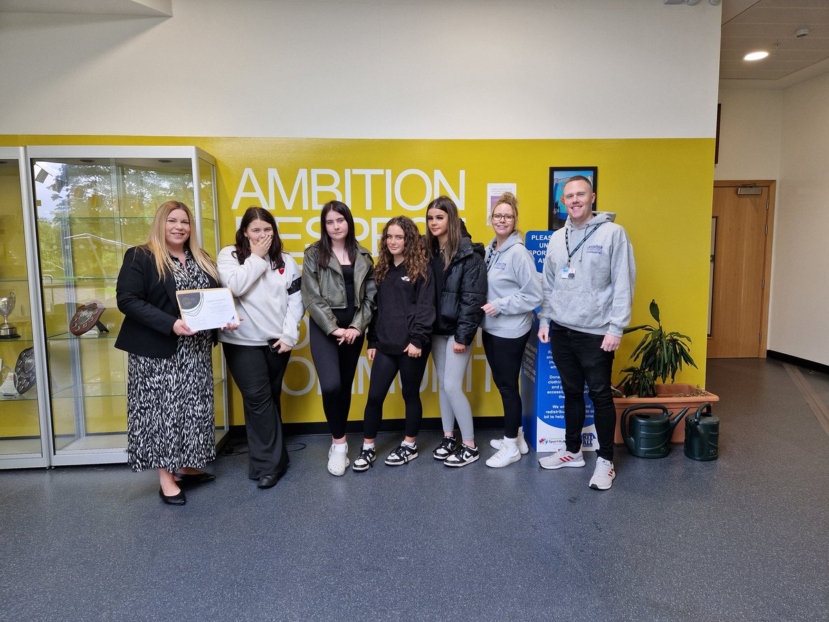 We are so proud of our Ayr Academy Girl’s Group who were awarded their Dynamic Youth Award certificates this morning! 🤩
<a href="/CLD_SAC/">Thriving Communities - CLD South Ayrshire</a>
<a href="/YouthScotland/">Youth Scotland</a>  <a href="/Ayr_Academy2016/">Ayr Academy</a>

#WiderAchievement 
#YouthWorkWorks
#BecauseOfCLD