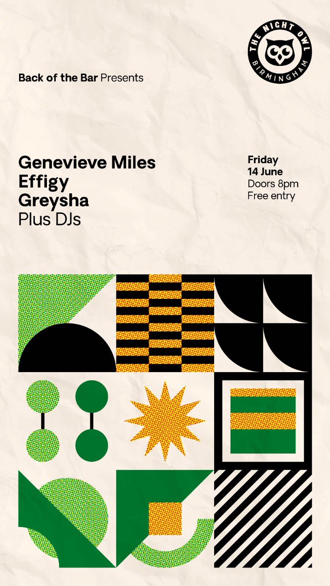 Genevieve Miles (@genevievemiles_) on Twitter photo Next Friday we’re playing at the lovely <a href="/thenightowlbham/">The Night Owl</a> ✨✨ FREE ENTRY ✨✨ come and join us for a dance to start ur weekend off ❤️❤️❤️
📸 Shaun Joyce Next Friday we’re playing at the lovely <a href="/thenightowlbham/">The Night Owl</a> ✨✨ FREE ENTRY ✨✨ come and join us for a dance to start ur weekend off ❤️❤️❤️
📸 Shaun Joyce