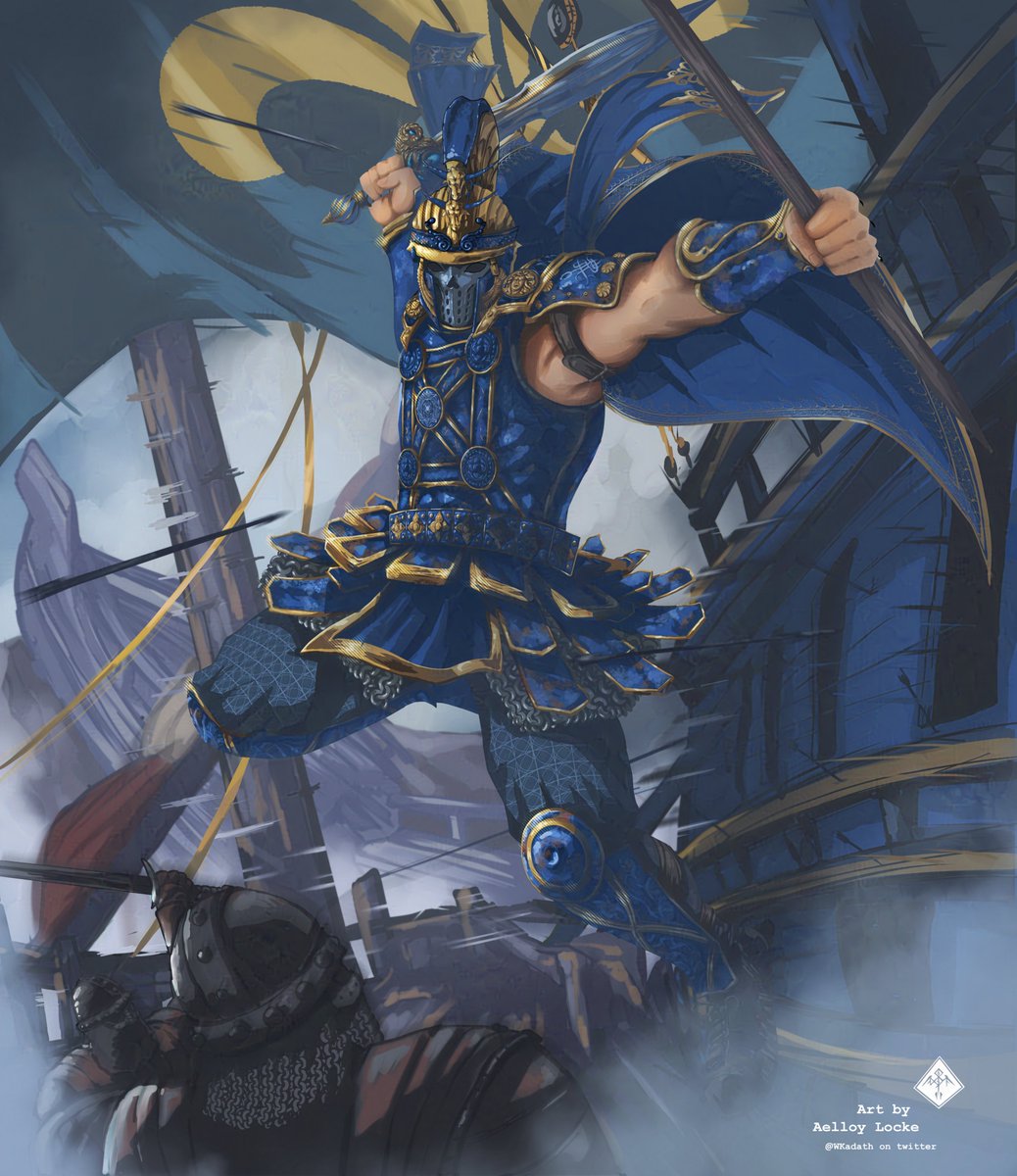 Hi friends

here is a new fanart from For Honor
This OC centurion was a c0mmission by the great <a href="/Bayross3/">Bayross</a> 

he is a very talented writer too. The lore for his characters is amazing!
