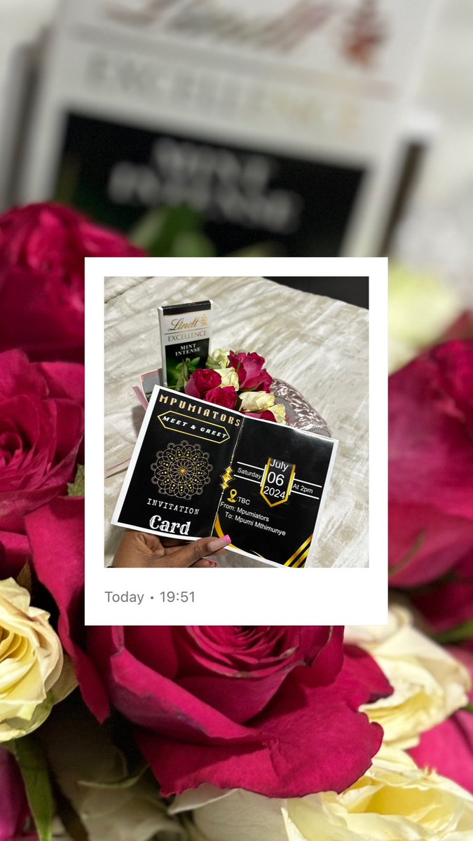Mpumi_Landan's tweet photo. Received an invitation from the Mpumiators,thank you so much!! I can’t wait to see you on the 6th.🤭❤️ https://t.co/xPZc6fUlIa