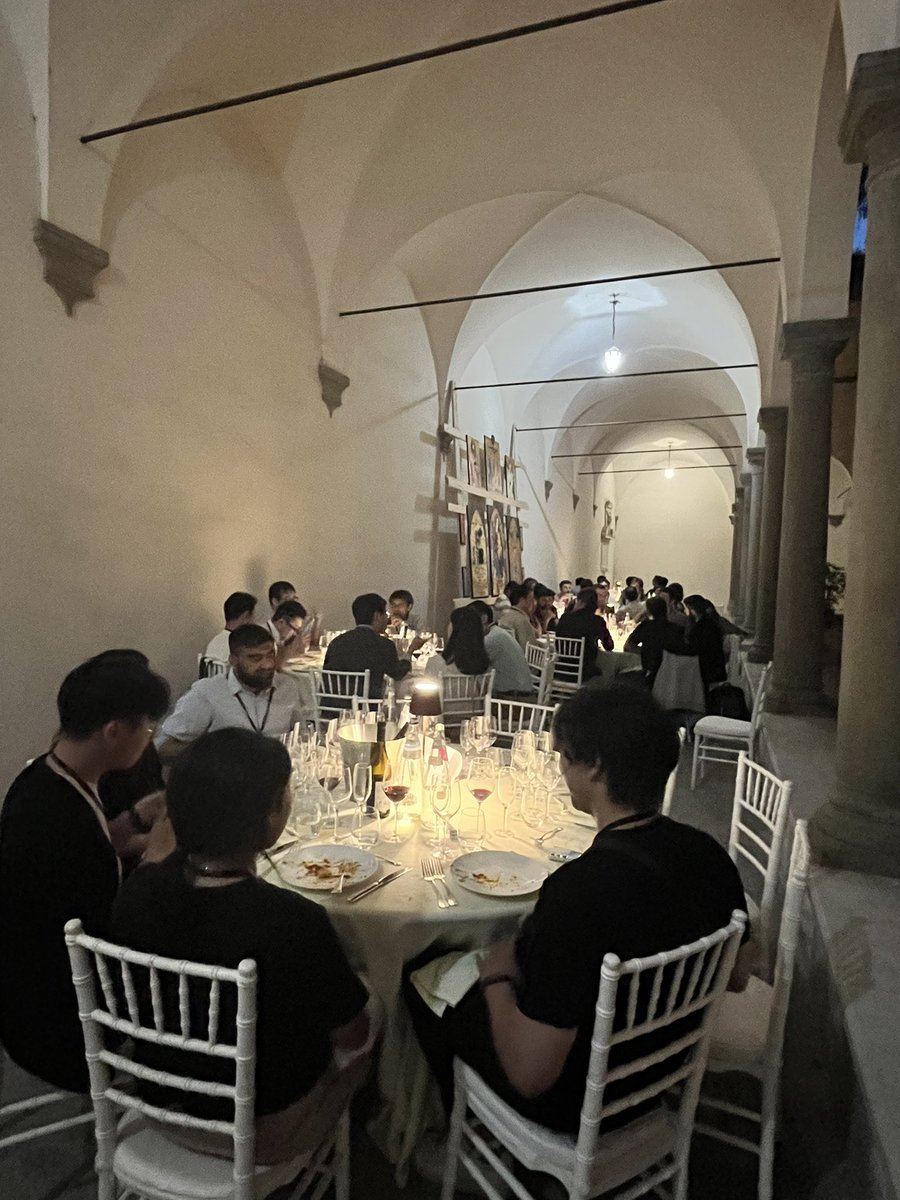 ACM_HPDC's tweet photo. The Cloister of the Church Saint Mary of Mount Carmel in Pisa hosts the social dinner of #HPDC24 https://t.co/LCsJdwSg4e
