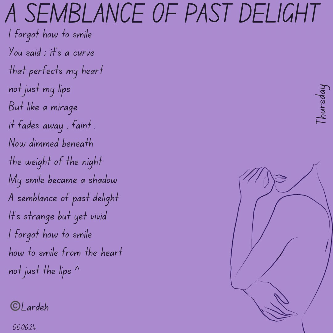 call__me_Lardeh's tweet photo. DAY 158💜✨ A SEMBLANCE OF PAST DELIGHT
#poetified_nurse #poetry
#366dayswritingchallenge #Apoemforatruepurple https://t.co/49KcVxhNIw