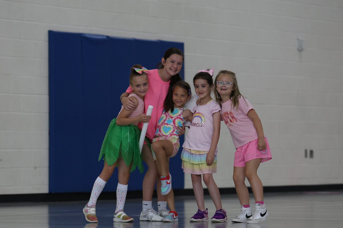 So much fun at our summer youth cheer camp this week! ☀️ 📣 🩷