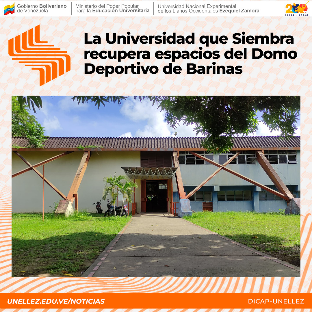 UnellezOficial_'s tweet photo. El domo deportivo de la #Unellez ofrece espacios para las prácticas de diferentes disciplinas deportivas además de profesores que desarrollan clases de preparación física y algunos deportes colectivos. https://t.co/5XibjbB762 https://t.co/rrXqmBtBwU