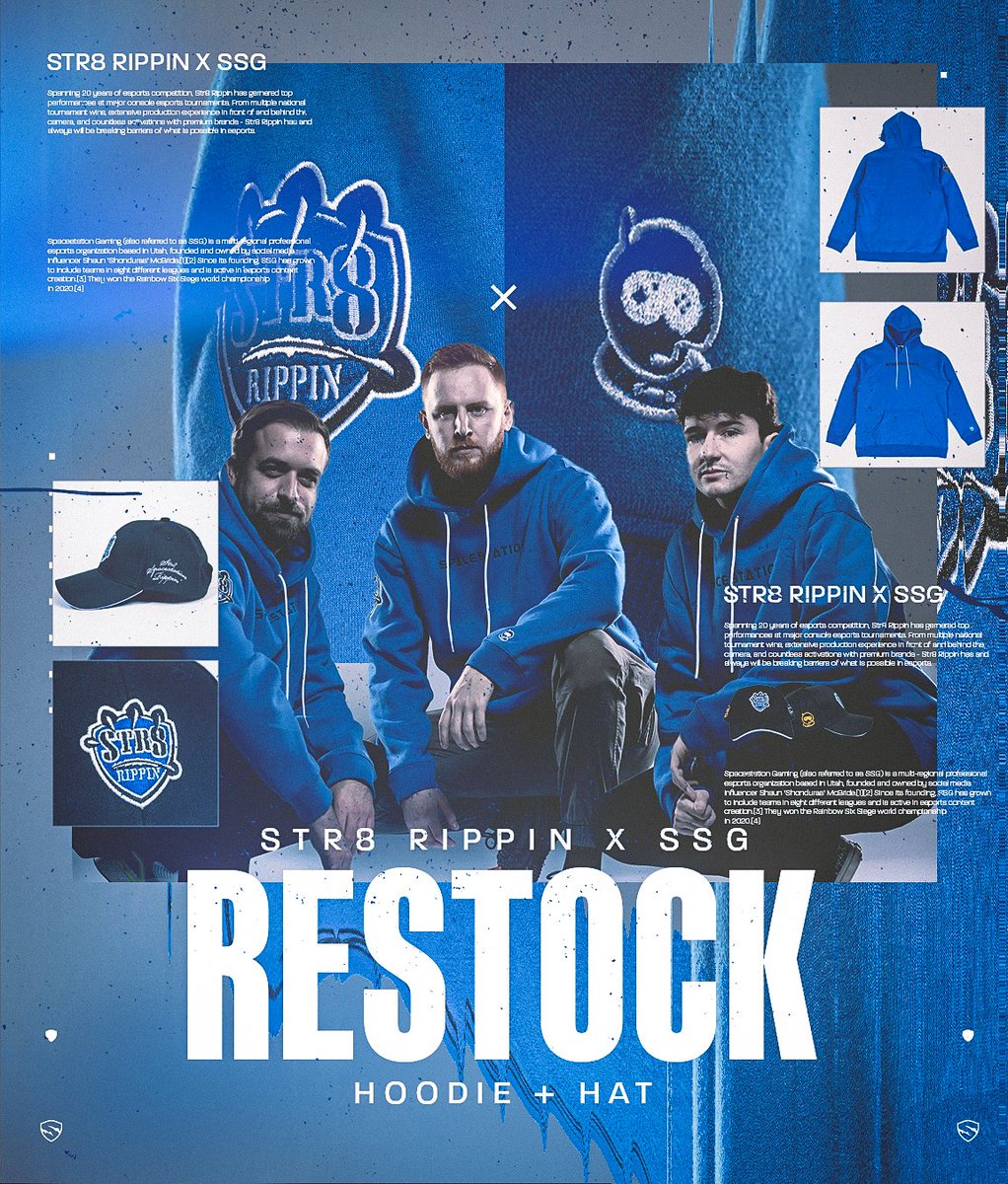 Guess who's back, back again?
Str8 Rippin x <a href="/Spacestation/">Spacestation Gaming</a> merch,
tell a friend 🎵🎶

➡️ Check it out here:
str8rippin.com/collections