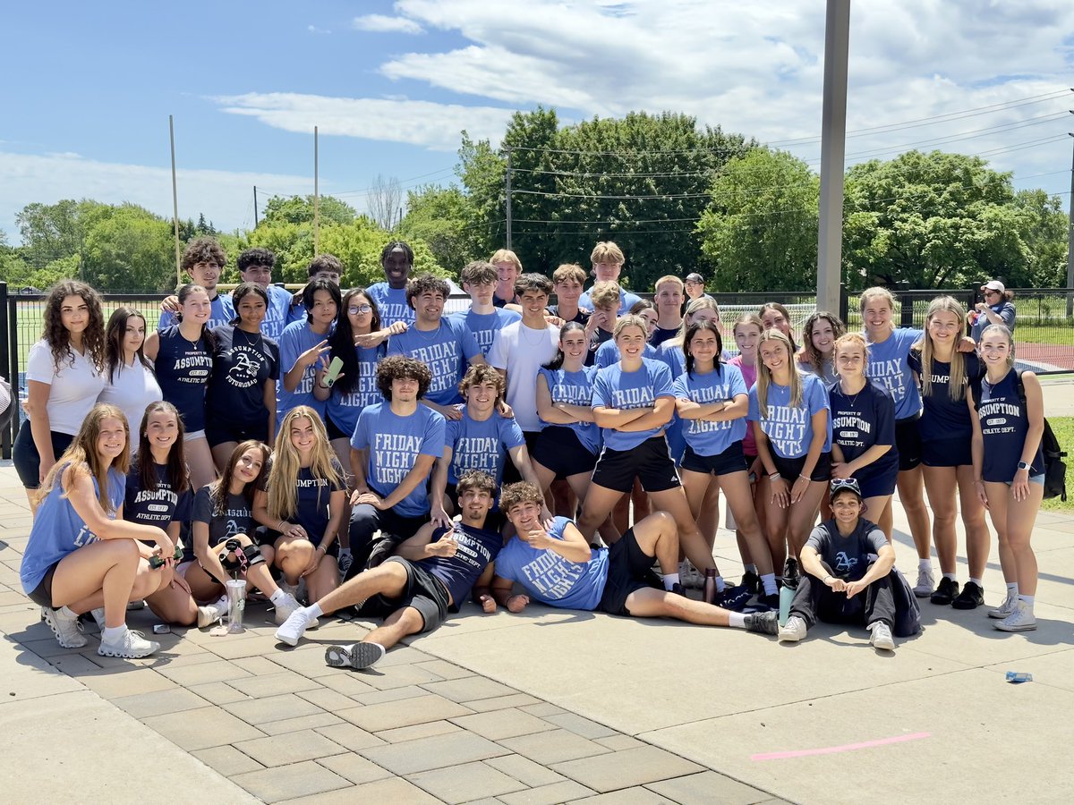 A huge thank you to this incredible group of <a href="/HCDSB/">Halton Catholic DSB</a> student leaders from <a href="/AssumptionHCDSB/">Assumption</a> ! Todays life skills track and field meet was a result of all your hard work and dedication to inclusion! You rock!!