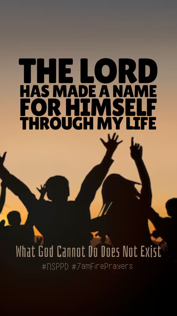 keldiri's tweet image. THE LORD HAS MADE A NAME FOR HIMSELF THROUGH MY LIFE AND FAMILY🔥💯🕺
What God cannot do does not exist🔥
What God cannot do does not exist
What God cannot do does not exist
#NSPPD
#7amFirePrayers(Nigeria monday-friday)
#streamsofjoyinternational
#YouTube
#instagram
#X
#Facebook