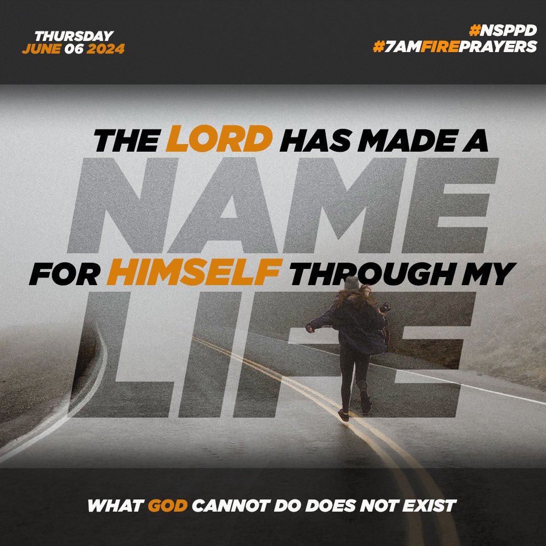 keldiri's tweet image. THE LORD HAS MADE A NAME FOR HIMSELF THROUGH MY LIFE AND FAMILY🔥💯🕺
What God cannot do does not exist🔥
What God cannot do does not exist
What God cannot do does not exist
#NSPPD
#7amFirePrayers(Nigeria monday-friday)
#streamsofjoyinternational
#YouTube
#instagram
#X
#Facebook