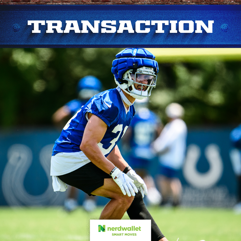 Colts's tweet photo. We have signed CB Clay Fields III and WR Derek Slywka. 

We have placed S Daniel Scott on IR  and waived C Jack Anderson.