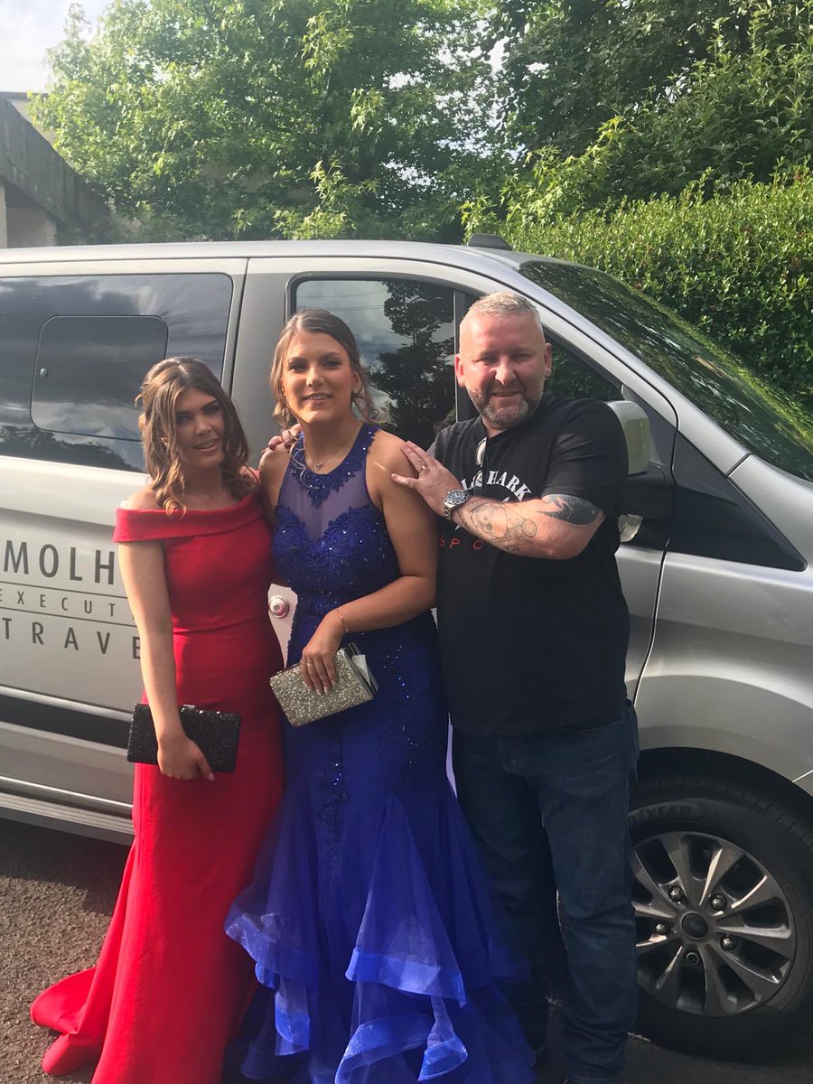 Proud dad moment tonight. Daughter and her pal. Prom night 💙