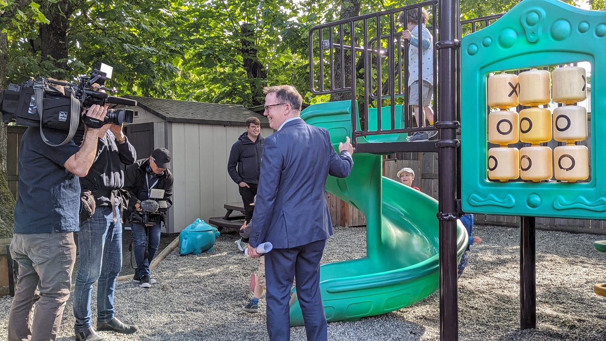 KevinFalcon's tweet image. Today I announced BC United’s plan to fix the NDP’s child care mess. 

It’s a straightforward plan that will cap child care at $10/day, increase spaces by working with the private sector, and increase wages for our hardworking ECEs and child care workers. 

Learn more: