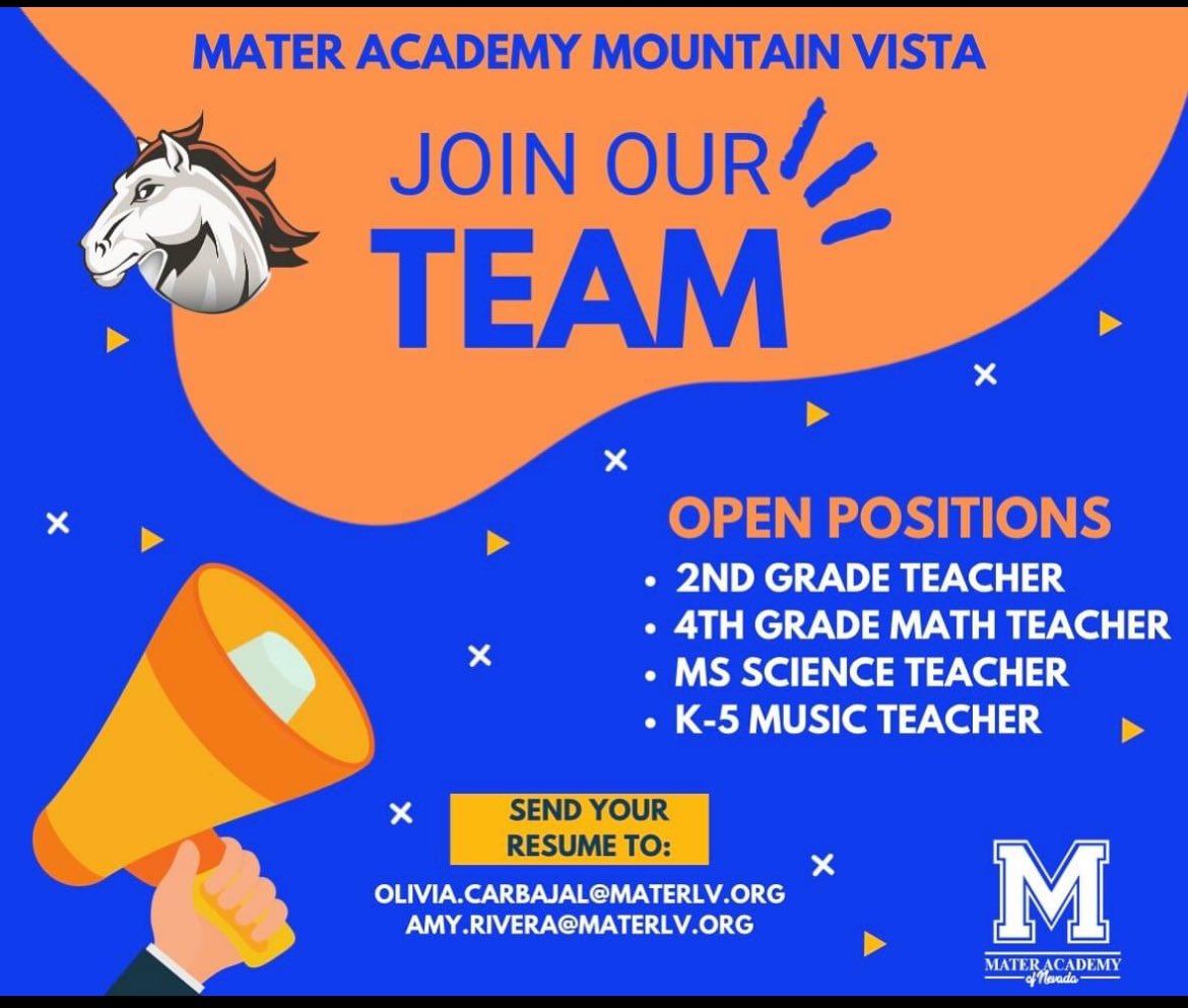 _Will_Kelly_'s tweet photo. My school has vacancies for full-time teachers:
2nd grade
4th grade
K-5 Music
Middle School Science.
You can apply for a sub license with 60 college credits or complete an Alternative Route to Licensure with a bachelor’s degree, if you are looking for a career change! #teacher https://t.co/vQ3MjkwJ8j