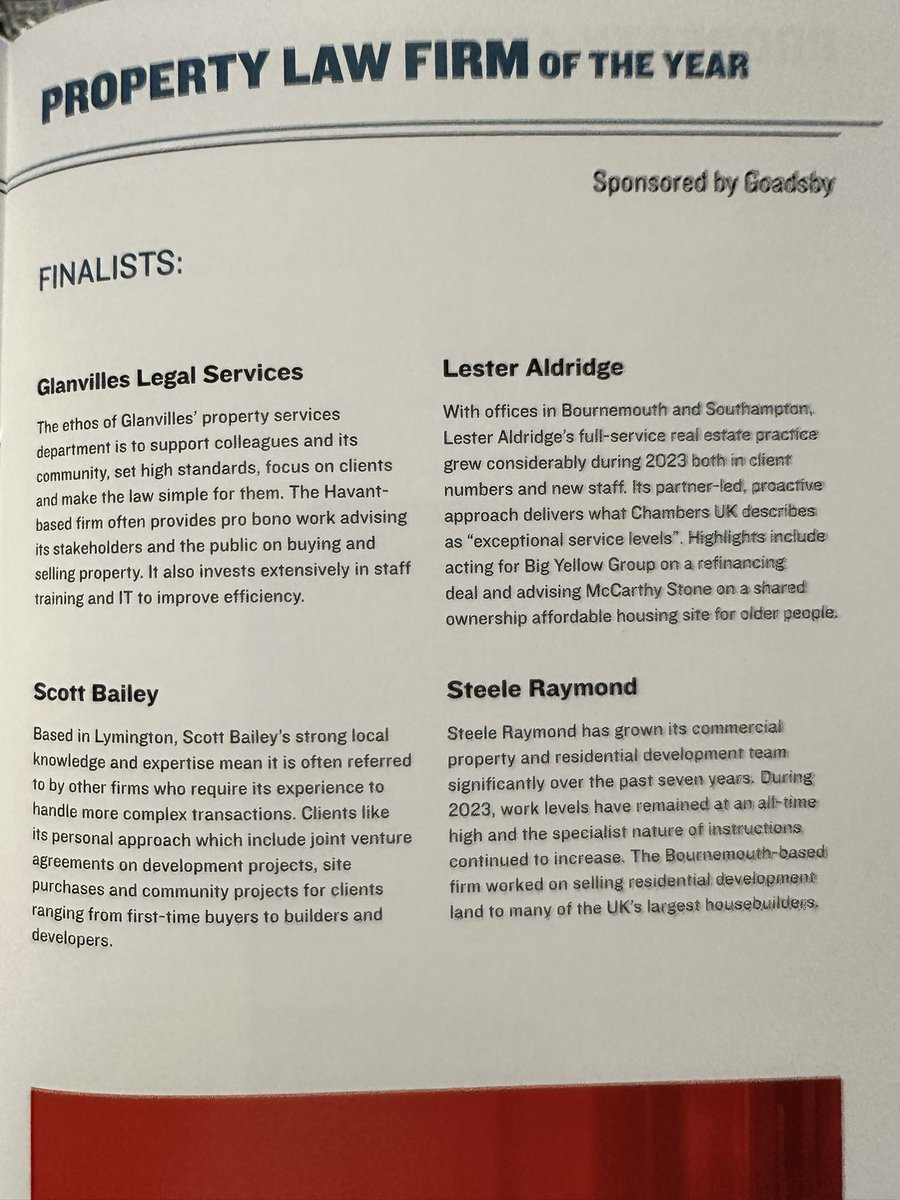 Not a bad bunch to be shortlisted with! 

Having a lovely time on table 26 at the South Coast Property Awards in Southampton. 

#SCPA24