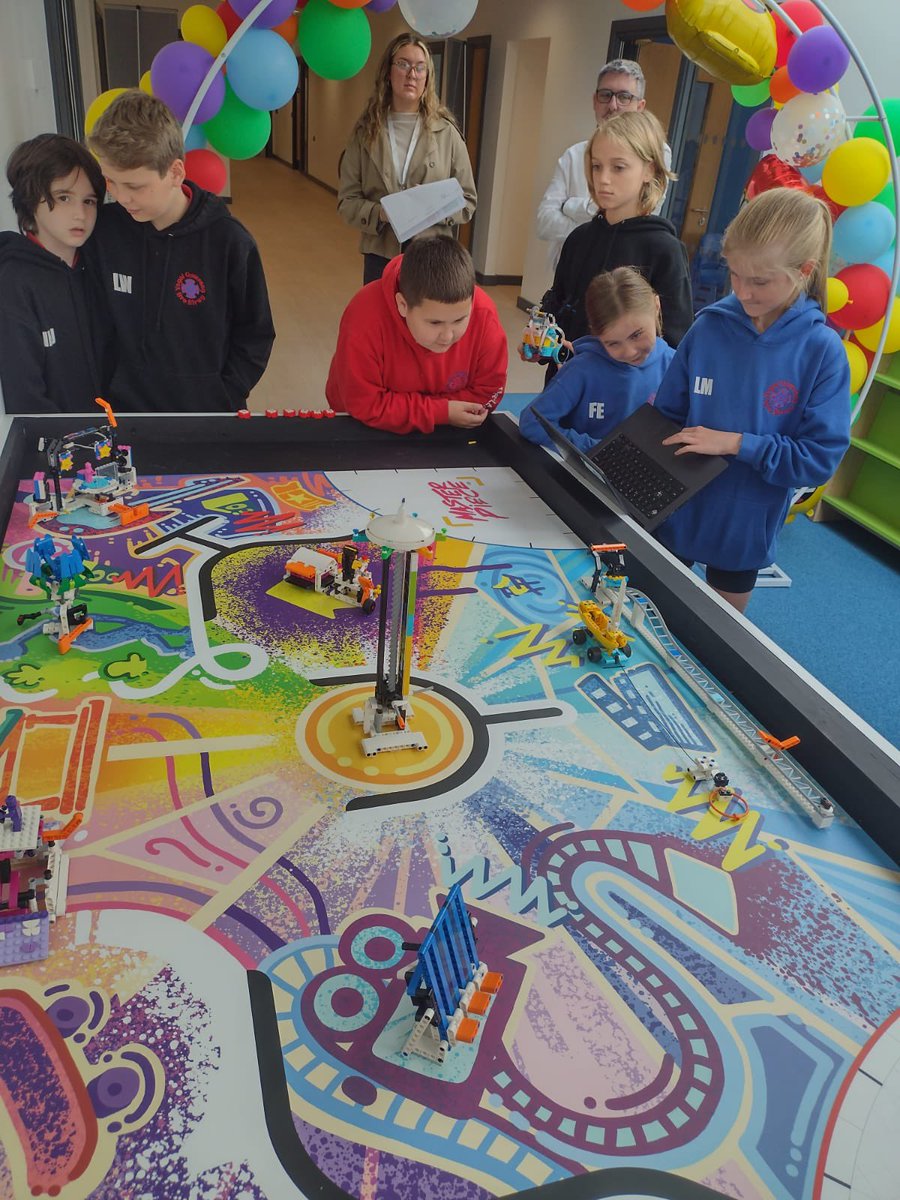 Blwyddyn 5 a 6 (@6blwyddynybe) on Twitter photo Roedd y criw yma wrth eu boddau yn cymryd rhan yn ffeinal y ‘Lego League’. Llongyfarchiadau mawr am ennill wobr dyluniad robot orau 2024🏆
A massive congratulations to these six for winning the best robot design in the Lego league final competition🏆
Da iawn chi!
<a href="/BroEirwg/">Ysgol Bro Eirwg</a> Roedd y criw yma wrth eu boddau yn cymryd rhan yn ffeinal y ‘Lego League’. Llongyfarchiadau mawr am ennill wobr dyluniad robot orau 2024🏆
A massive congratulations to these six for winning the best robot design in the Lego league final competition🏆
Da iawn chi!
<a href="/BroEirwg/">Ysgol Bro Eirwg</a>