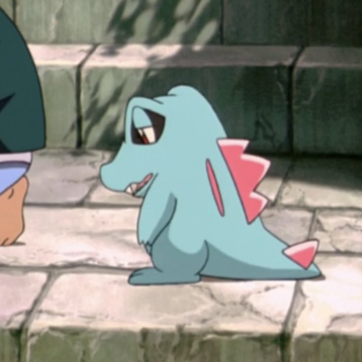 PkmnShitpost's tweet photo. pat the sad totodile https://t.co/Oeclvo5mJ6