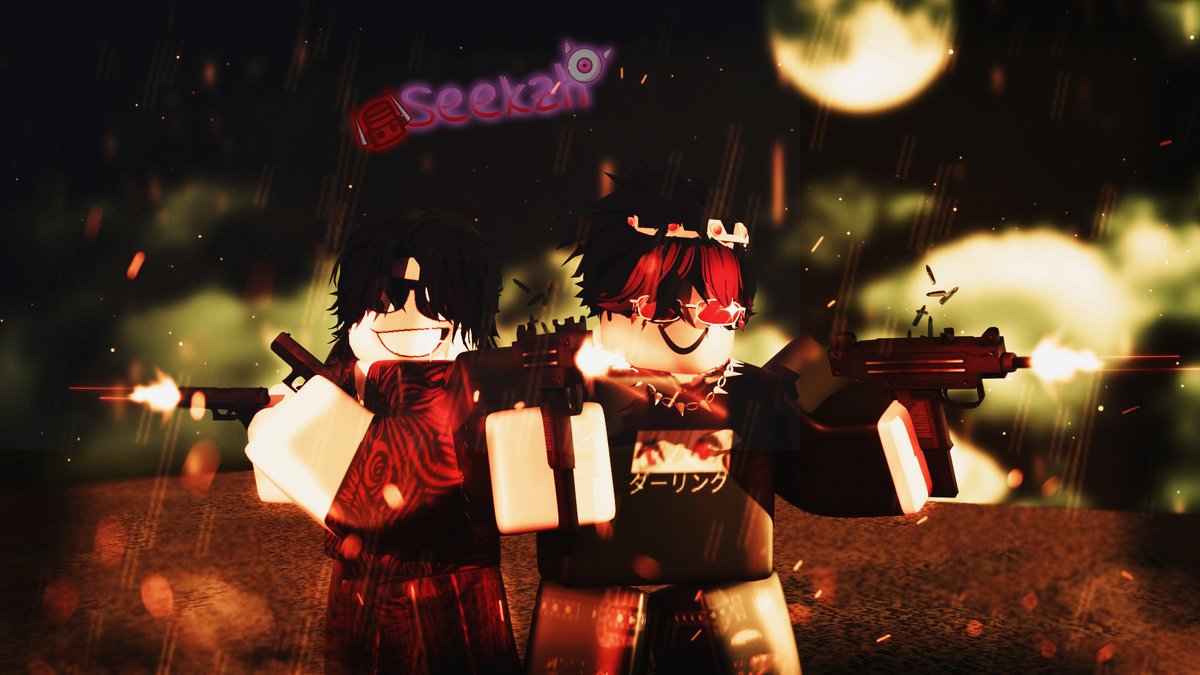 Seekzh's tweet photo. I did this when i was Bored and yeah, hope yall like it! #robloxGFX #robloxEdit #GFX #fun #blender #blender3d #robloxbanner #banner #shooting #roblox #weapons #uzi #glock #raining #chovendo #atirando #armas #tédio #bored https://t.co/tNFdNWaZUC