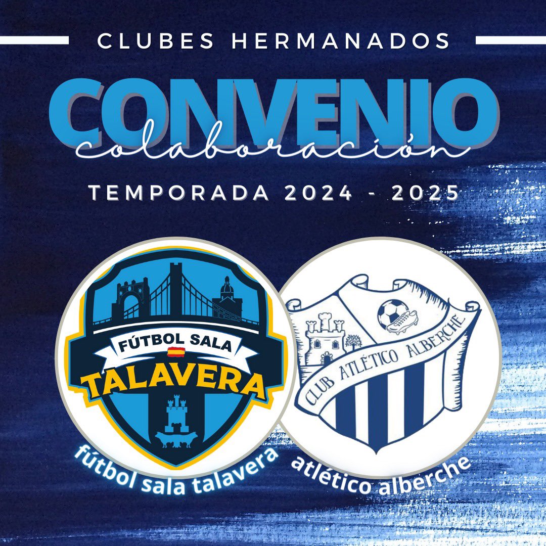 Nos complace anunciar que de cara a la temporada 2️⃣4️⃣/2️⃣5️⃣ contaremos con nuestros vecinos del <a href="/FS_Alberche/">Club Atlético Alberche</a> 🔵⚪️ como compañeros de viaje ⛵️⛵️⛵️ tras firmar ambas partes un convenio de colaboración por el cual nos convertimos en clubes hermanados 🤝🏻🤝🏻🤝🏻 #SoñemosJuntos