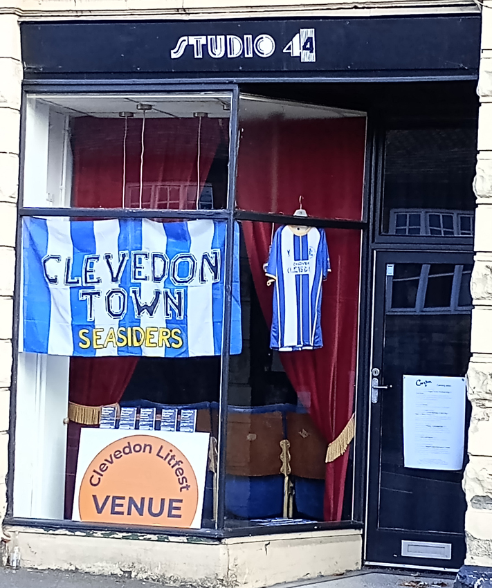 ClevedonTownFC's tweet photo. THIS SATURDAY! The premier of our heritage mural documentary filmed by students from @boomsatsuma runs from 10am in the @CurzonClevedon Studio 44 screening room! @DiscovClevedon @clevedonlitfest @TimeoutNS @NSomTimes https://t.co/R5jMEWch2N