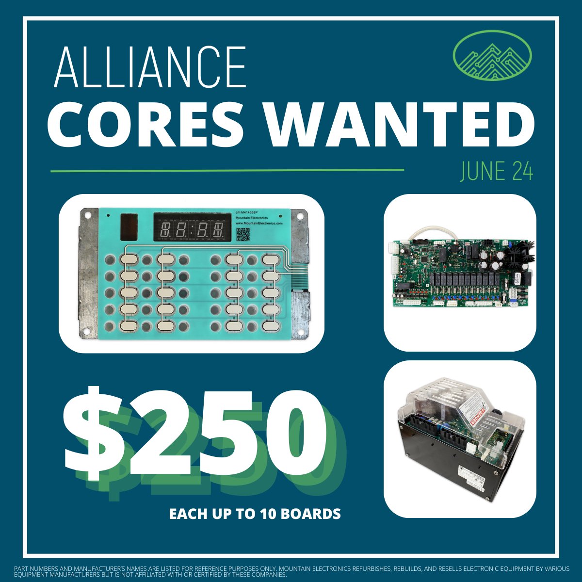 Sell us your unwanted cores: 
mountainelectronics.com/cores/