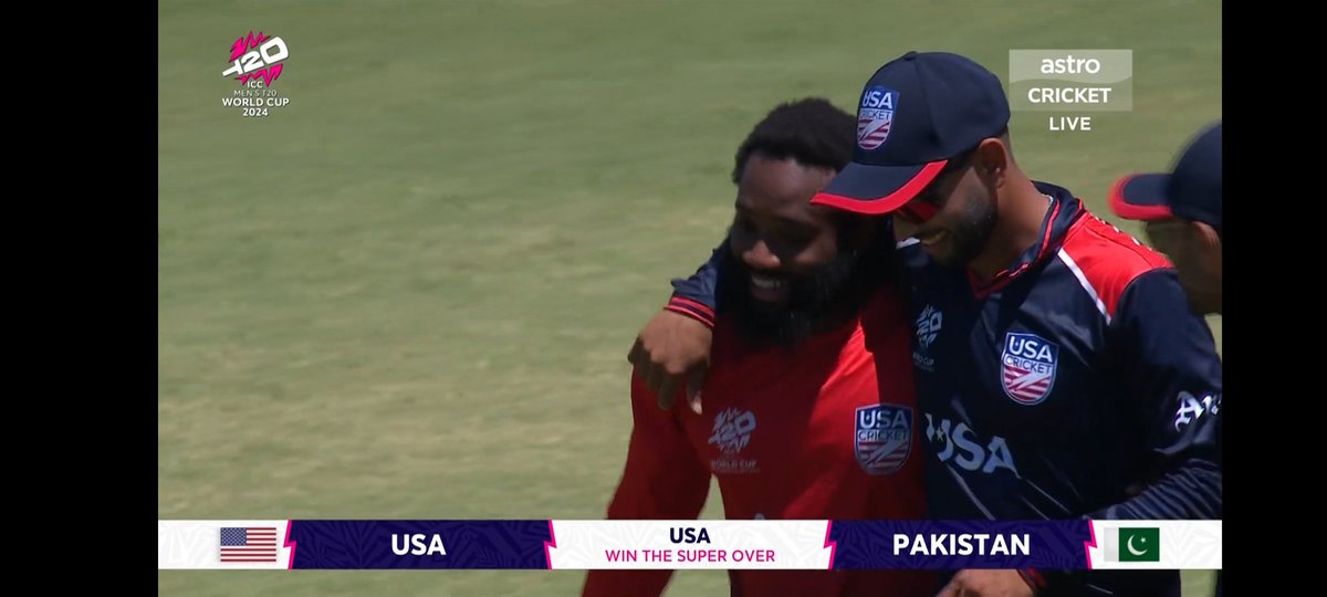 Error__97's tweet image. What a match , congratulations USA for the win against Pakistan....
#PakvsUSA