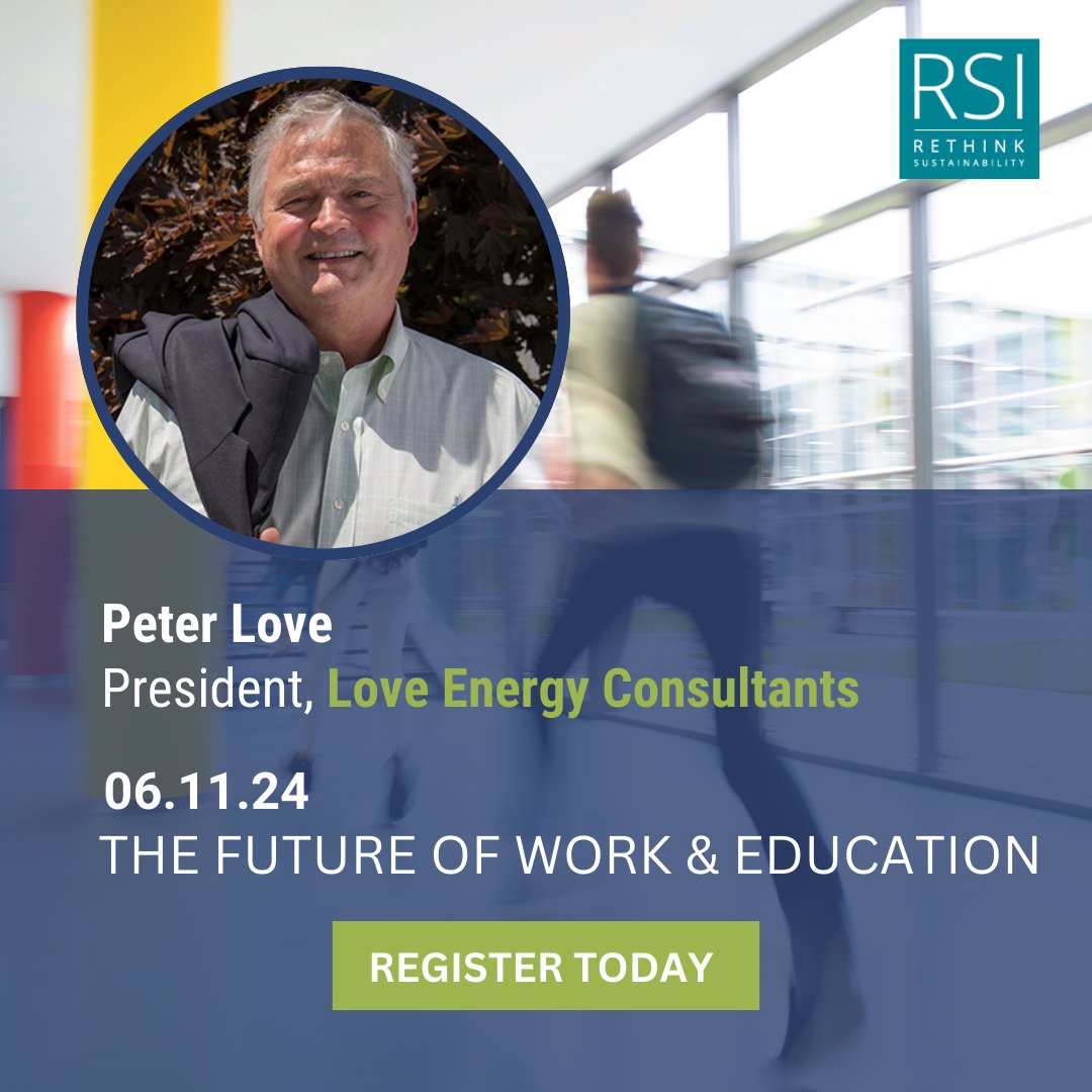 Join Peter Love &amp; Cindy Gordon at The #FutureofWork &amp; Education as they address #FutureReady skills &amp; jobs needed now; to accelerate the transition to a net zero carbon, healthy &amp; thriving future for business &amp; society! 

Only 5 days left to register: ow.ly/jKXQ50S4nLK