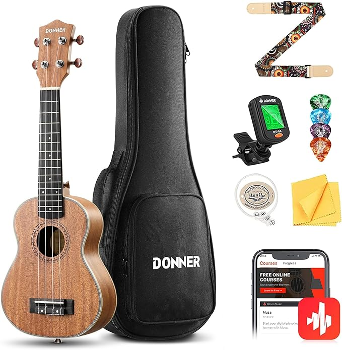 talkmusictometx's tweet image. Strum your way into musical bliss with the Donner Beginner 23-Inch Mahogany Concert Ukulele Bundle Pack! 🎶🎸 Check out our website to get yours delivered directly to you!

Link in bio!

#MusicToMyEars #UkuleleMagic #BeginnerMusicians #MusicalJourney #ConcertUkulele