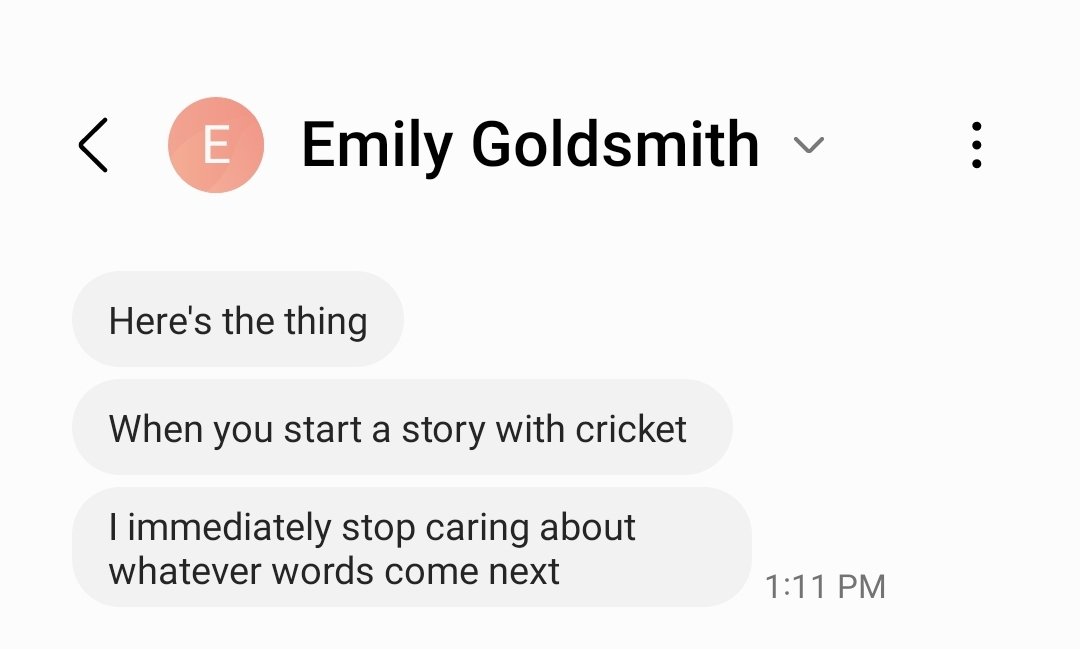 PatrickCoyle25's tweet photo. Everyone should start watching cricket with me it's cool and my friends love hearing me talk about it https://t.co/0tZ64vWTXc