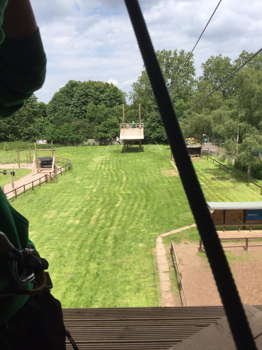 Some zip lining this afternoon!