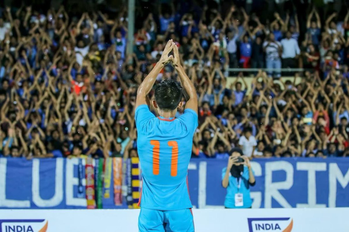 Congratulations Cap on such a
Legendary career! It has been an honour to see you play for the country and lead by example. To one of the greatest ever Indian sportsmen….. Thank you!
💙🙏🏽 <a href="/chetrisunil11/">Sunil Chhetri</a>