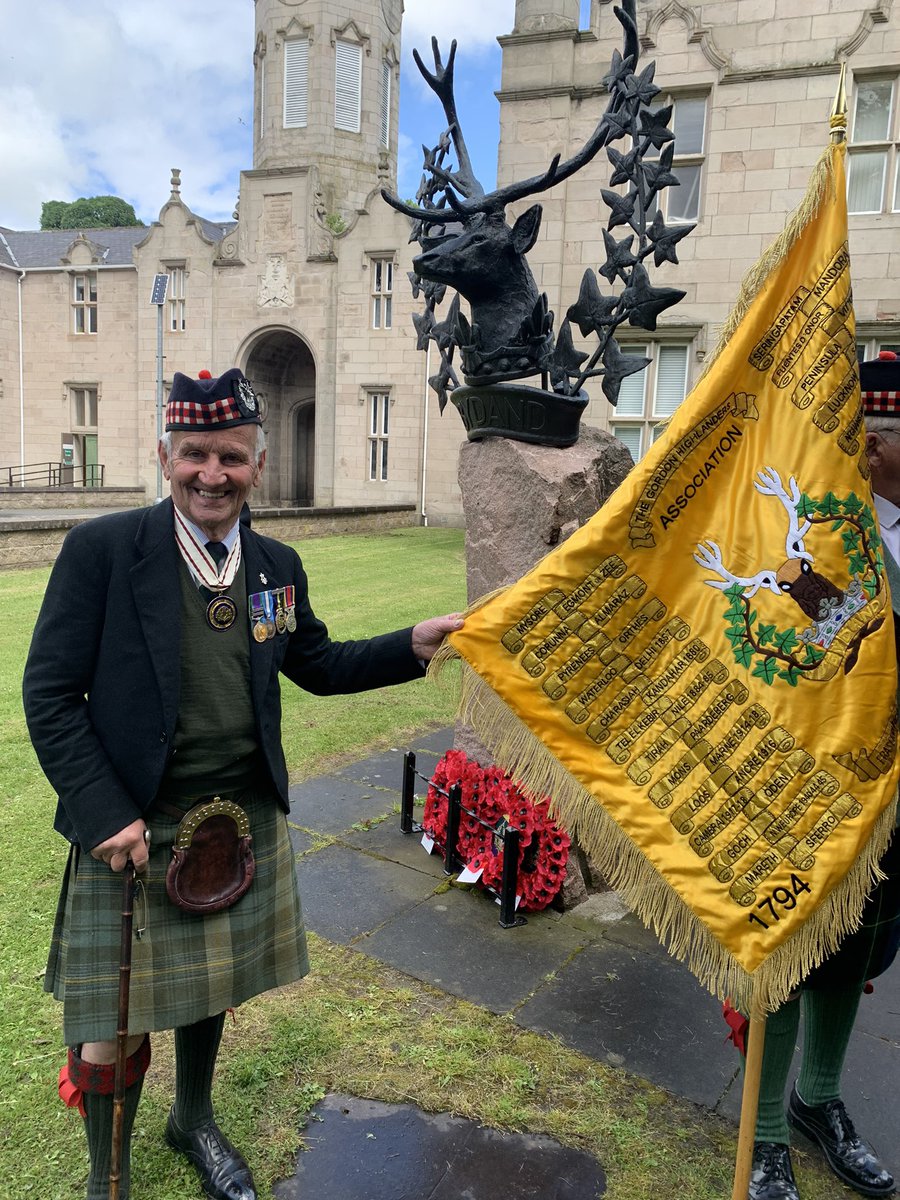 The Provost and Deputy Provost were honoured to attend events across #Aberdeenshire today to commemorate the 80th anniversary of D-Day and the Battle of Normandy that followed.