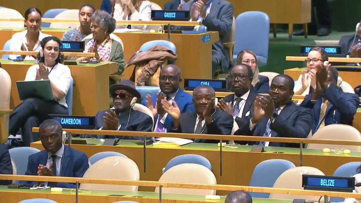 #BREAKING

Philemon Yang of Cameroon ELECTED by acclamation as President of the UN General Assembly at its 79th session <a href="/UN_PGA/">Annalena Baerbock</a> 

Follow updates at news.un.org/en/